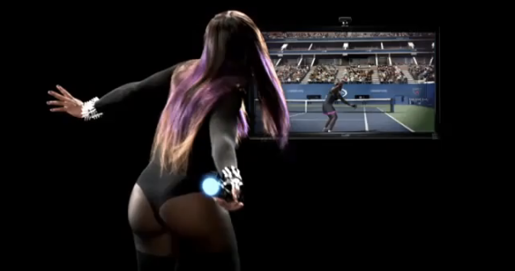 serena williams commercial top spin. Serena Williams shows off her
